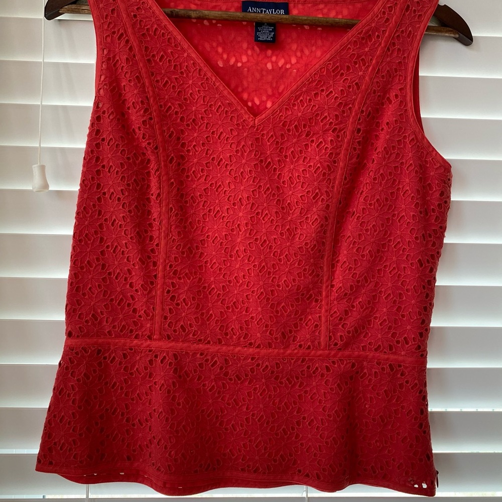 Ann Taylor dressy sleeveless top